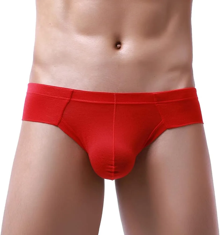 Summer Code Mens Underwear Briefs Soft Breathable Underpants Low Rise Trunks Pack