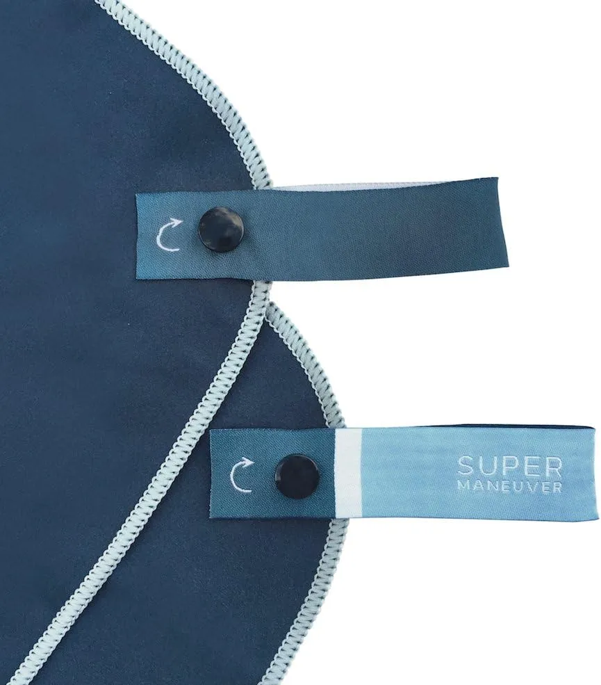Super Towel for Sports, Travel & Beach - Lightweight, Compact, Absorbent, Quick-Dry, Soft Microfiber Suede - For the pool, bath, gym, yoga, hiking, camping & outdoors (Navy, XL (60x32"))
