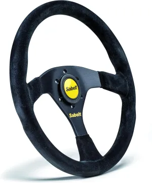 SW-635 - Steering wheel - Round 350mm - Black Suede