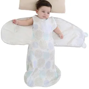 Swaddle Sack for Baby Babies Adjustable Swaddles Sack Cotton Sleeping Bag for Infant Boys and Girls (Purple, 6-12 Months)