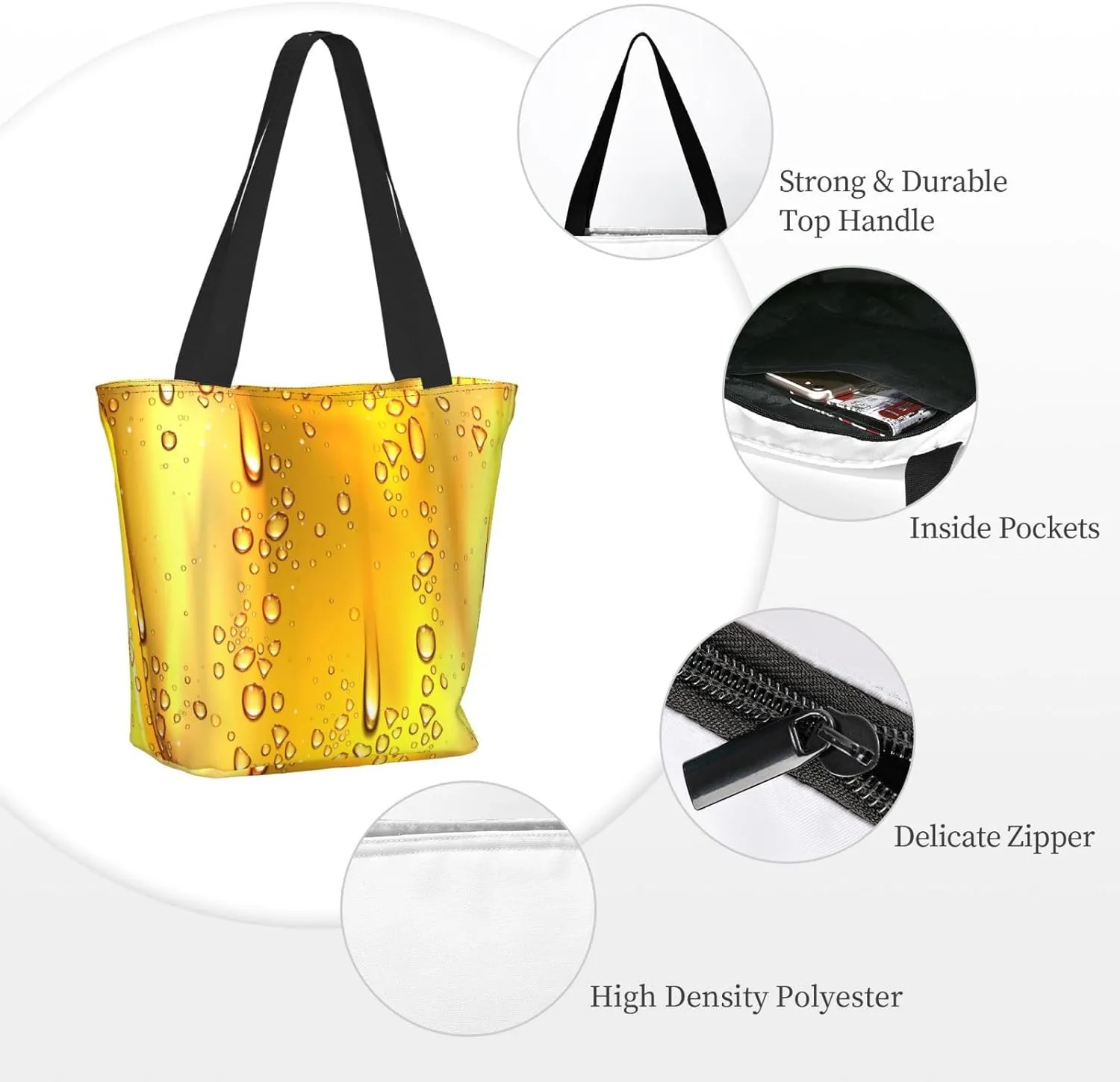 Swimming Pool Tote Bag for Women, Travel Tote Handbags for Gym