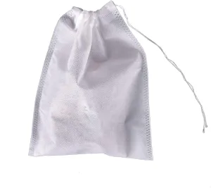 TamBee 8" x 10" Tea Bags Disposable Bag Reusable Tea Bags for Loose Tea Empty Drawstring Seal String Bag 100 Pcs