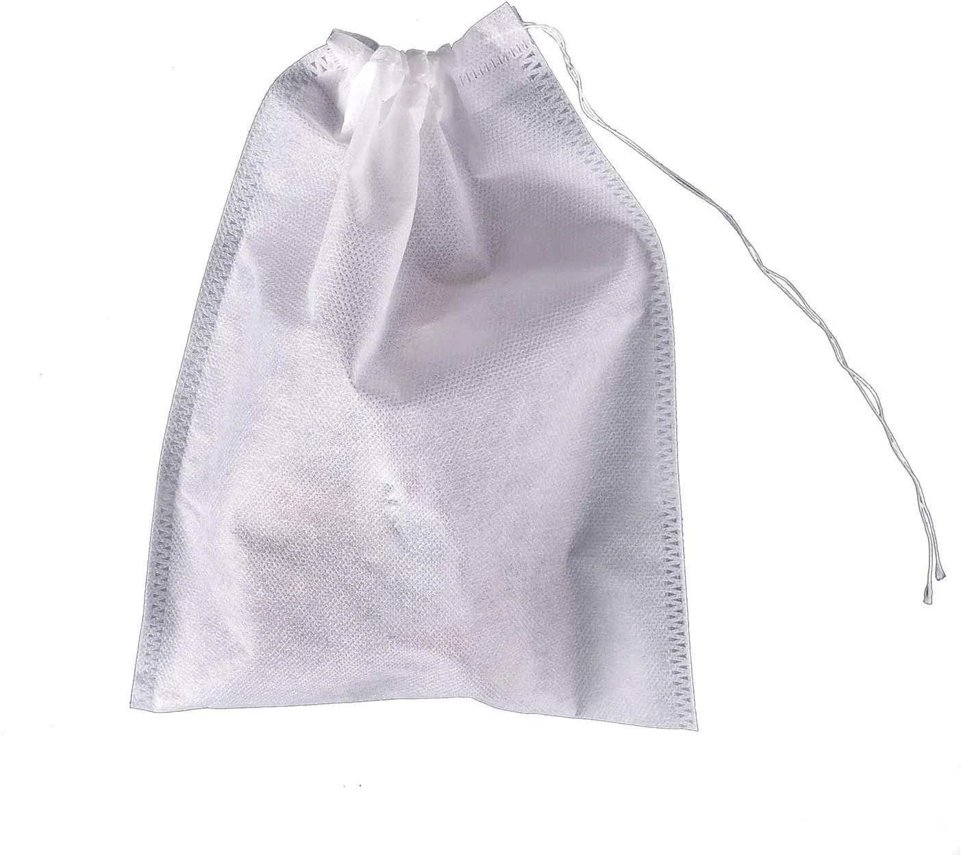 TamBee 8" x 10" Tea Bags Disposable Bag Reusable Tea Bags for Loose Tea Empty Drawstring Seal String Bag 100 Pcs