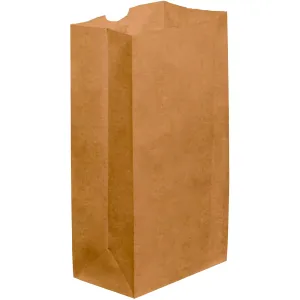 Tape Logic TLBGG105K Grocery Bags, 6 1/8" x 4" x 12 3/8", Kraft (Pack of 500)