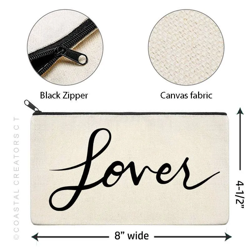 Taylor Inspired "Lover" Multi-Use Zipper Pouch (Packaged)