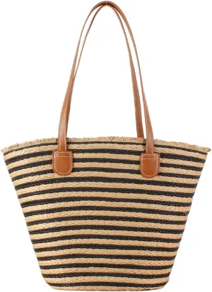Teeya Straw Crossbody Bag Women Weave Shoulder Bag Round Summer Beach Purse and Handbags