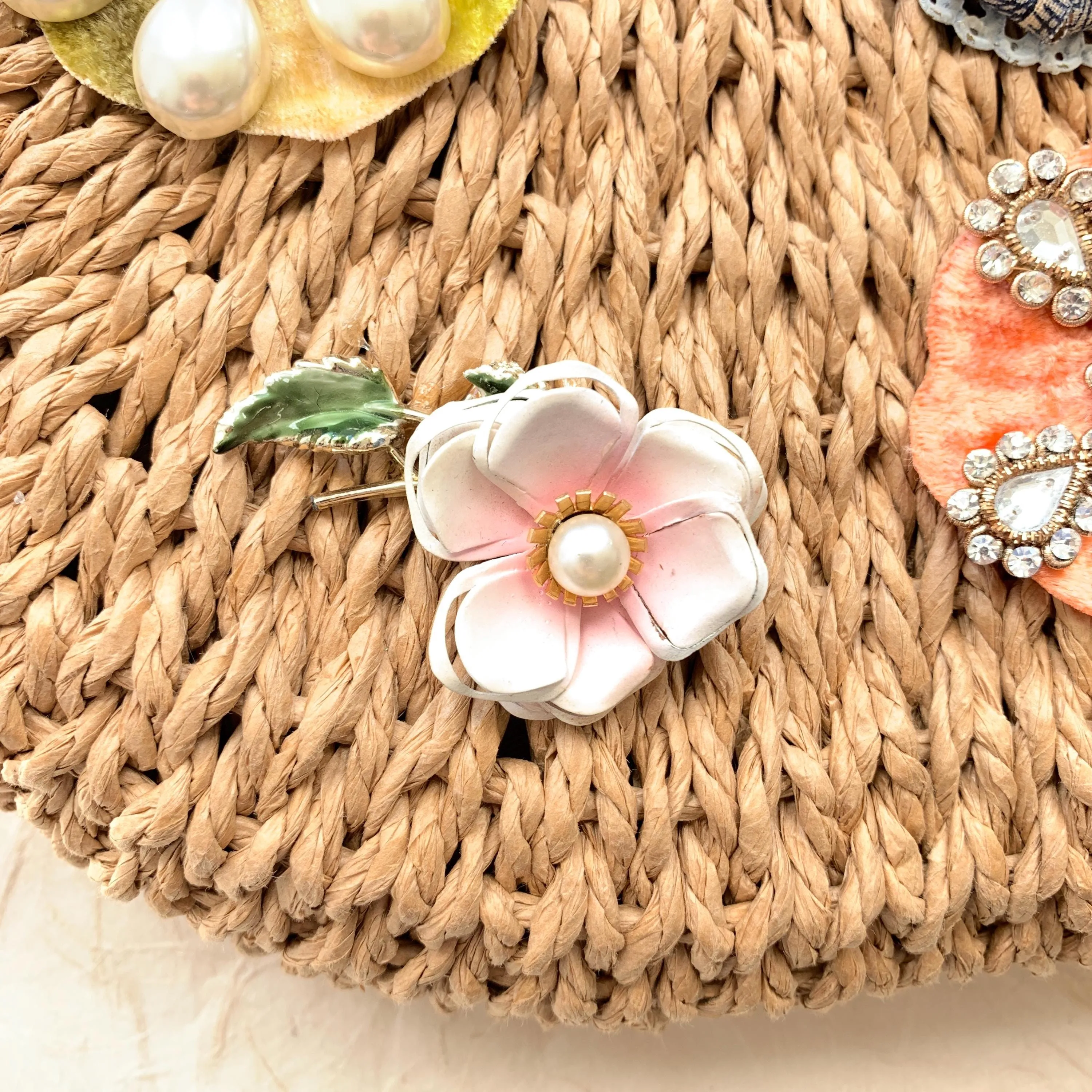 The Chloe Straw Tote Bag - One-of-a-Kind