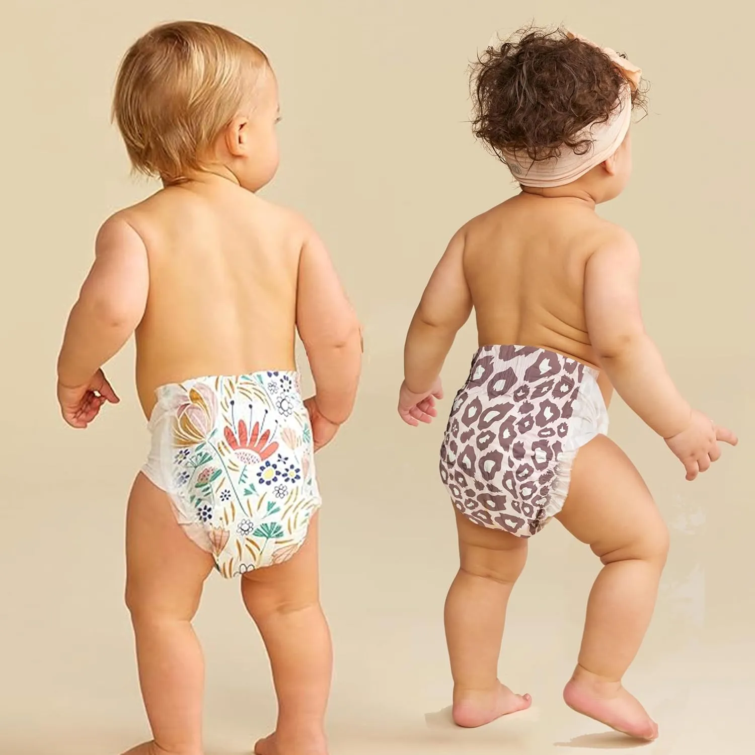 The Honest Company Clean Conscious Diapers for Sensitive Skin | Hypoallergenic, Fragrance Free | Girl Prints | Club Box, Size 3 (16-28 lbs), 62 Count (Prints May Temporarily Vary)