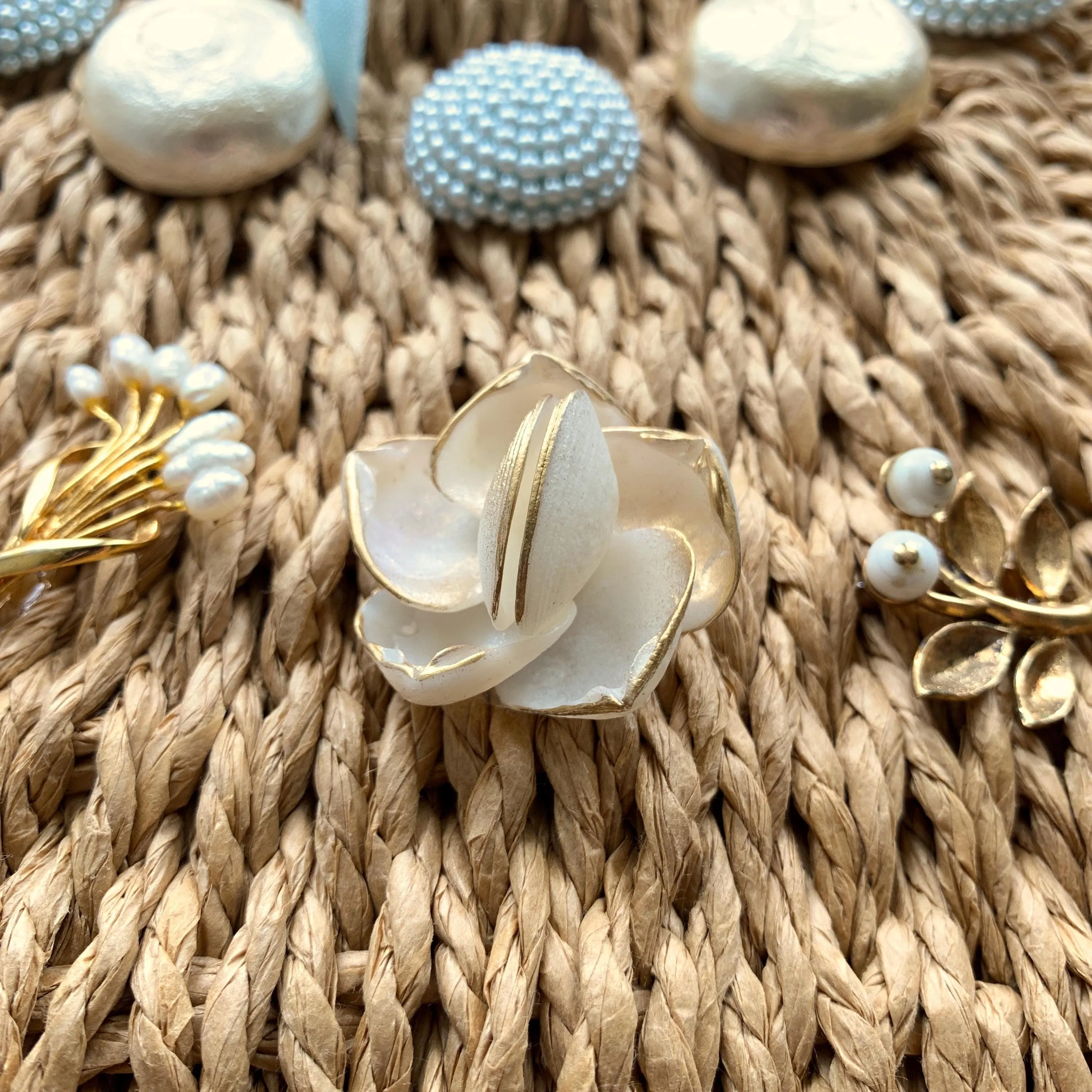 The Margot Half Moon Straw Handbag - One-of-a-Kind