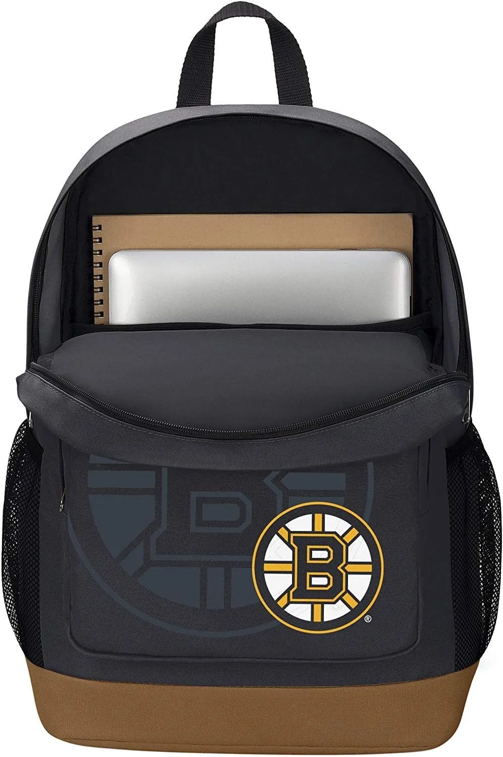 The Northwest Company NHL Boston Bruins "Playmaker" Backpack, 18" x 5" x 13", Playmaker