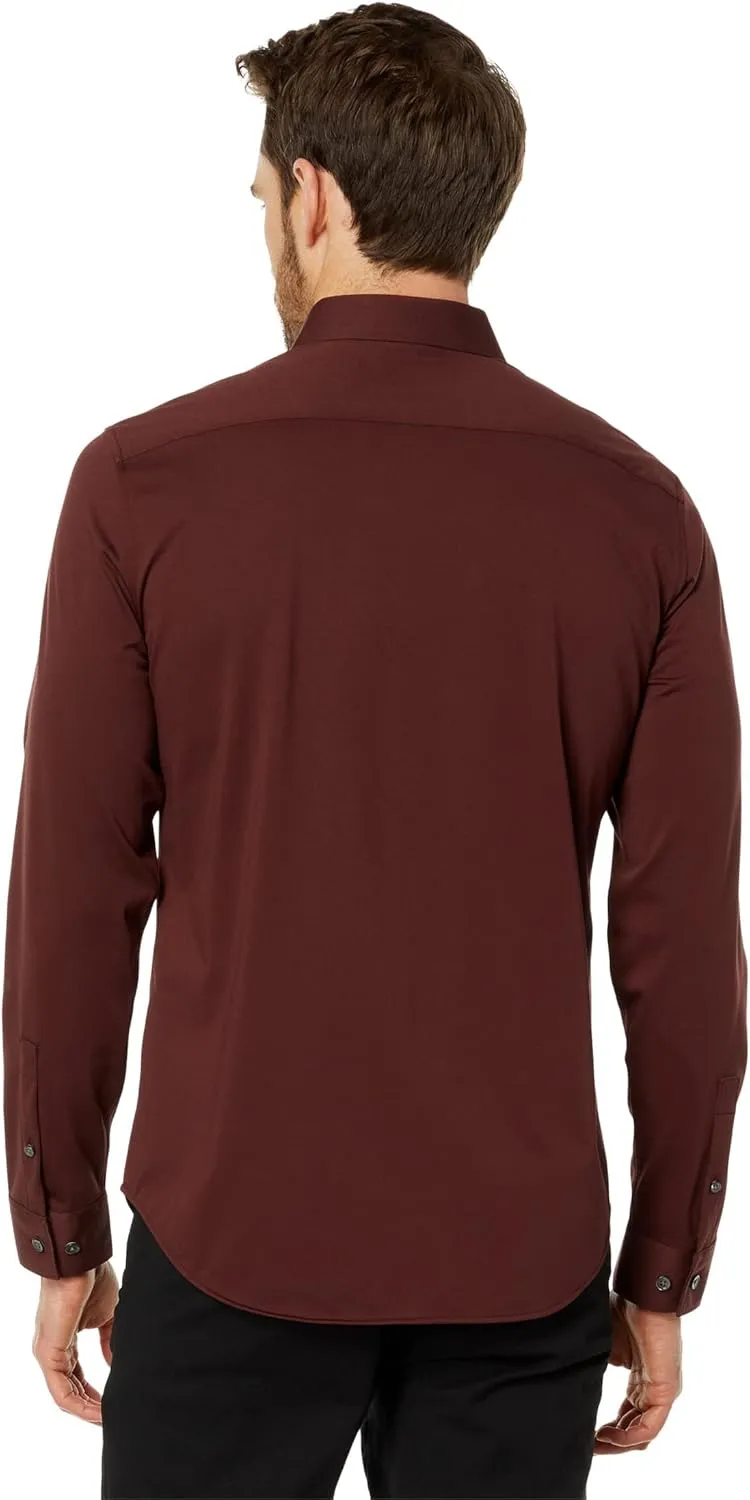 Theory Men's Sylvain Structure Knit Dress Shirt