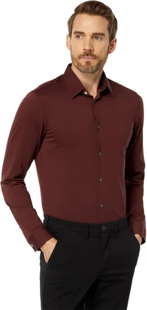 Theory Men's Sylvain Structure Knit Dress Shirt