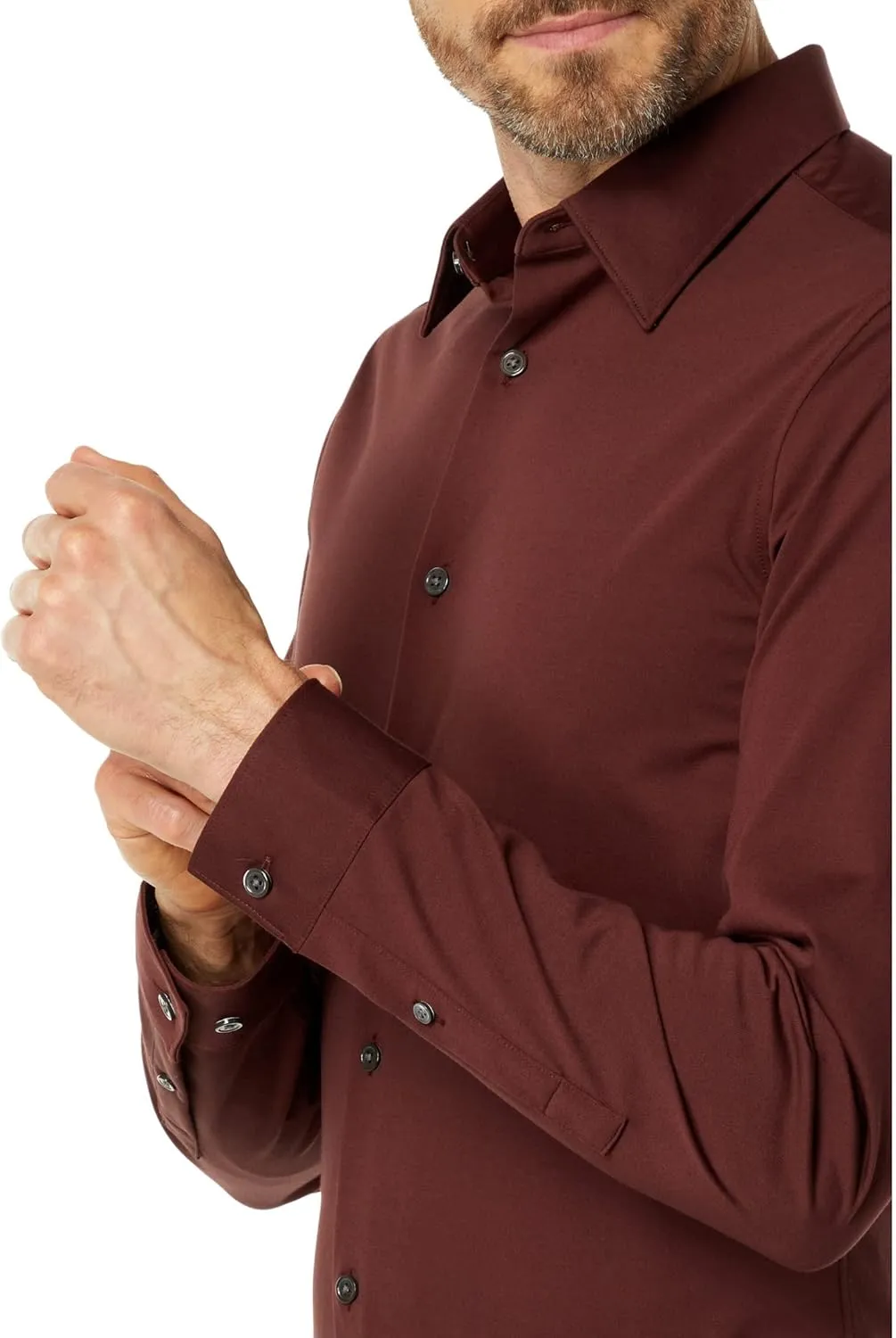 Theory Men's Sylvain Structure Knit Dress Shirt