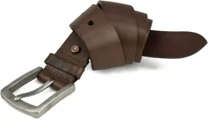 Timberland PRO Men's 40mm Workwear Work Belt Leather Belt, Brown/Rivet, 44