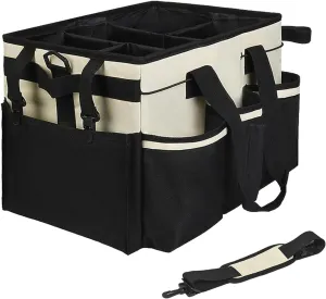 Tool Bag Organizer | Cleaning Retailer Bucket Organizer, Cleaning Tote Bag with Large Capacity and Removable Shoulder Strap