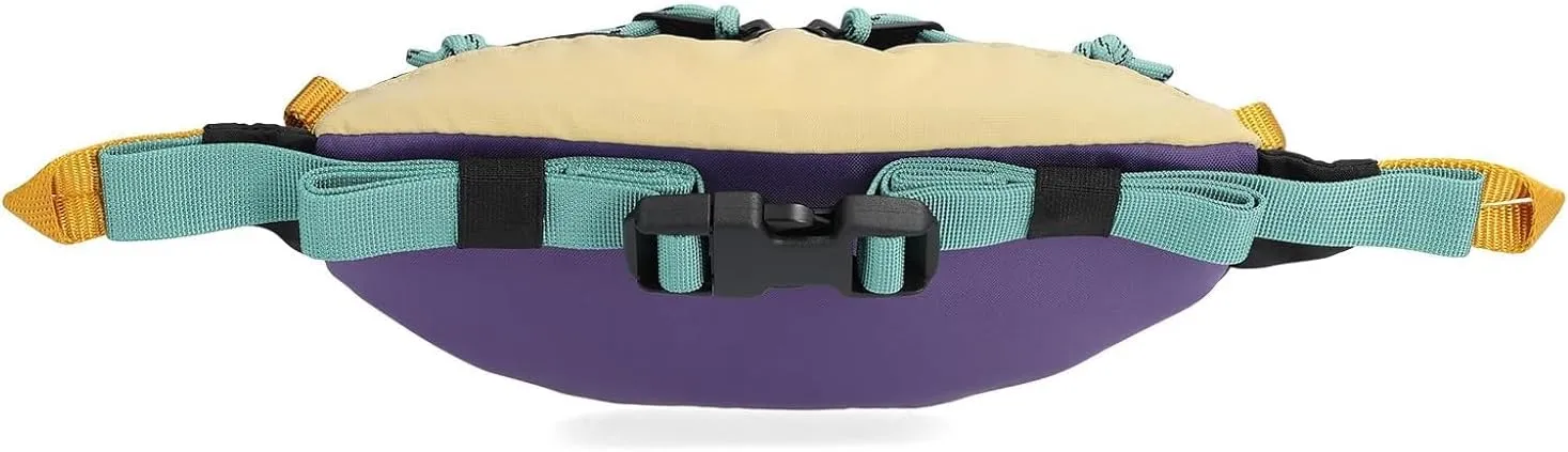 Topo Designs Mountain Waist Pack, Hip Bag, 100% Recycled Nylon Construction, 2L capacity, YKK Zips