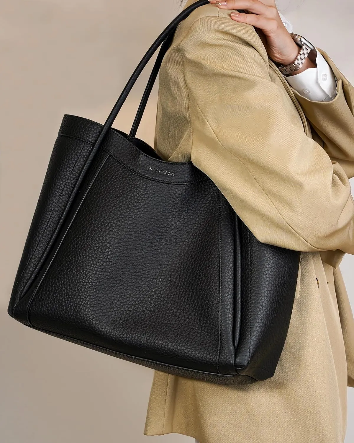 Tote Bag for Women Vegan Leather Shoulder Purse Weekender Bag Shopper Handbag