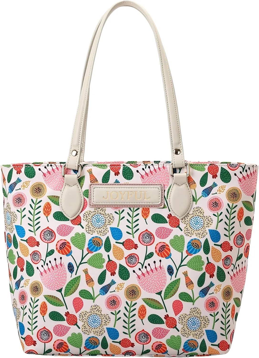 Tote bags for women, tote purse, nylon tote bag, with zipper and pockets, waterproof, lightweight