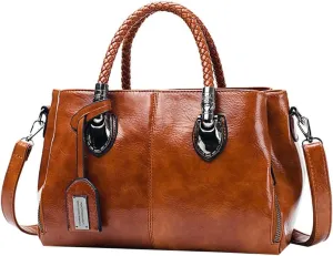 Tote Handbag Crossbody Bag for Women PU Leather Purse Shoulder Bags Top Handle Satchel Shopping Work 2025