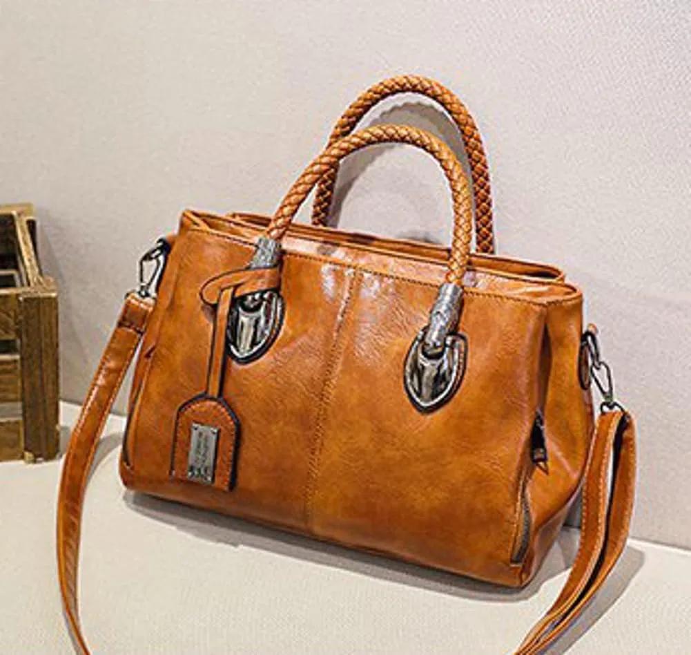 Tote Handbag Crossbody Bag for Women PU Leather Purse Shoulder Bags Top Handle Satchel Shopping Work 2025