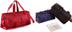 Travel Handbag Outdoor Waterproof Nylon Sports Gym Bags Men Women Training Fitness Yoga Mat Sport Bag(D)