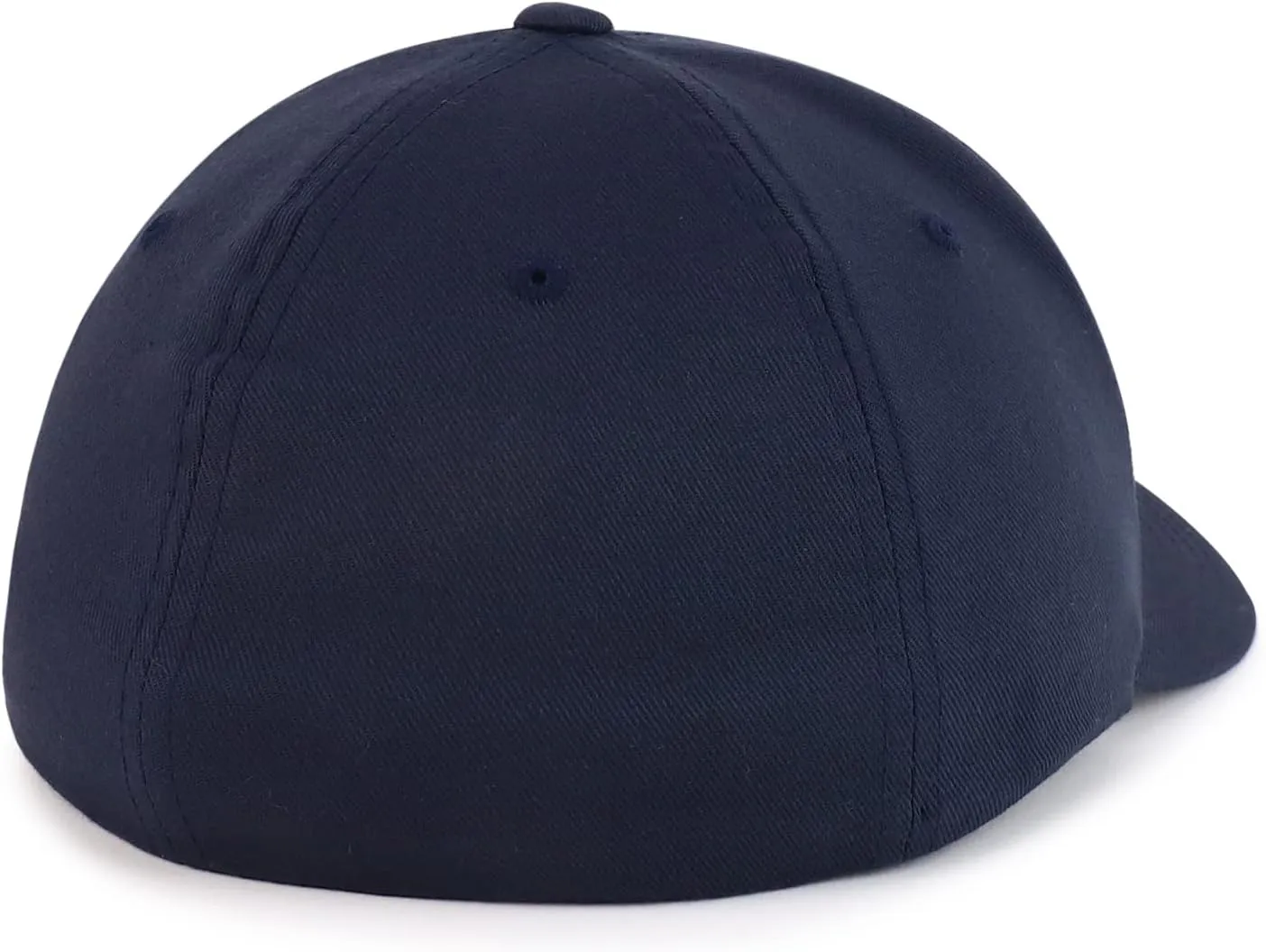 Trendy Apparel Shop Plain 6 Panel Structured Stretch Fitted Closure Baseball Cap
