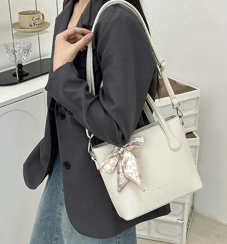 Trendy Shoulder Bag Hobo Purse For Women Vegan Leather Tote Handbag with Bow-tie Womens Crossbody Satchel Purse Travel 2025