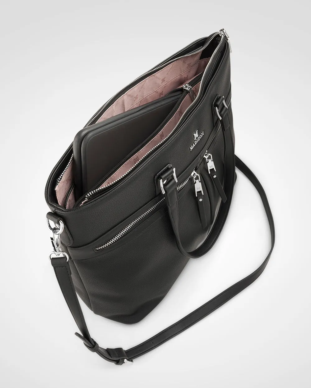 Trish Laptop Tote Work Bag with Crossbody Strap
