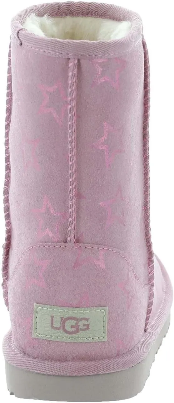 UGG Unisex-Child K Classic Ii Iridescent Stars Fashion Boot