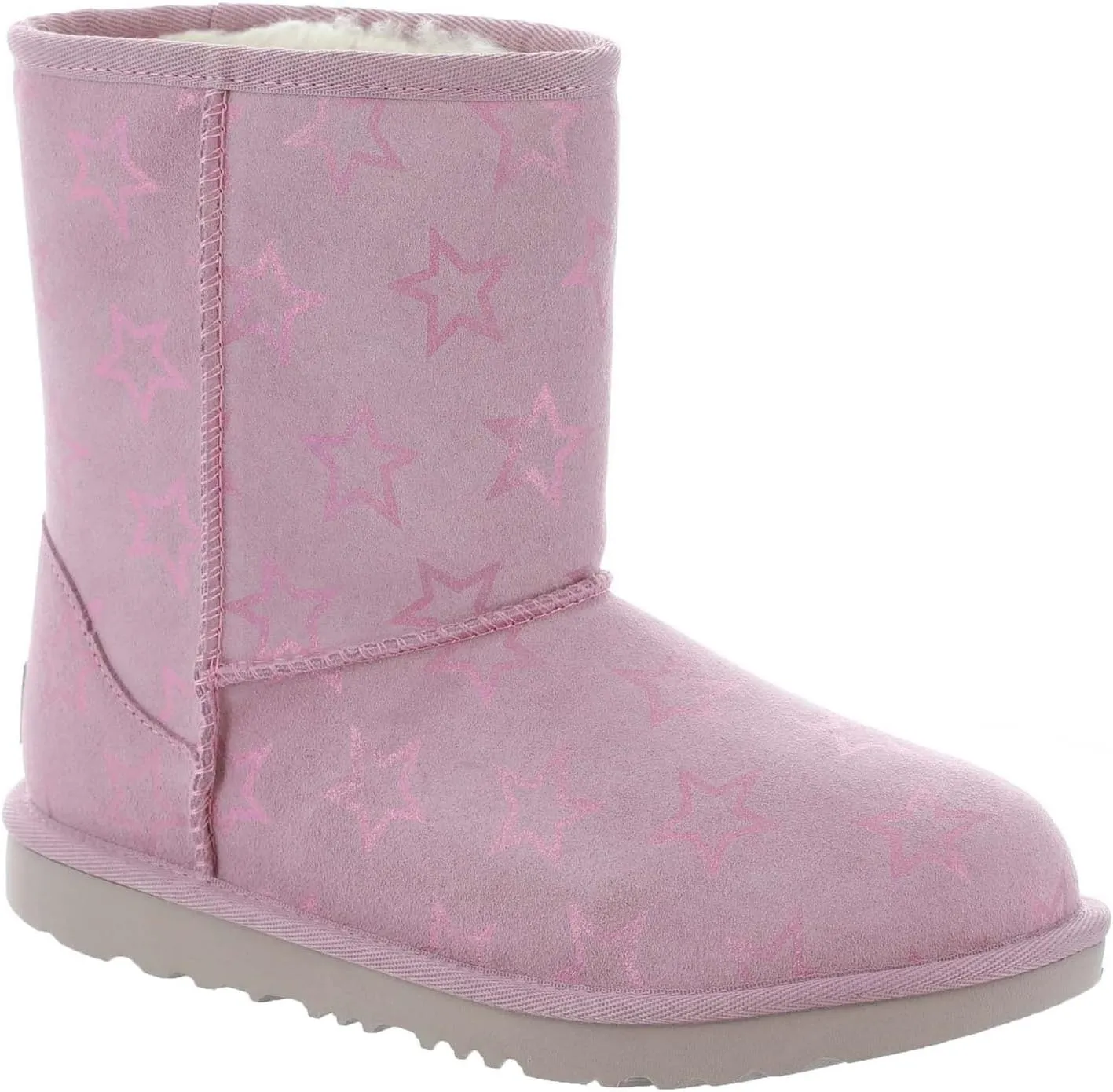UGG Unisex-Child K Classic Ii Iridescent Stars Fashion Boot