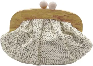 UMREN Straw Dumpling Clutch Purse for Women Woven Straw Clutch Evening Handbag Summer Vacation Beach Crossbody Bag