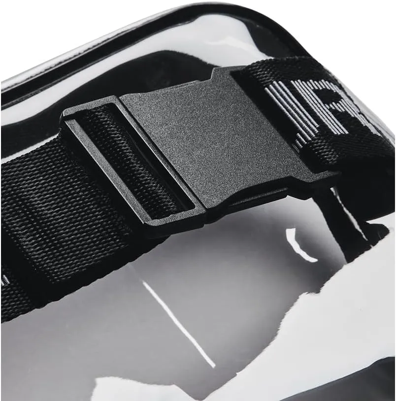 Under Armour Unisex-Adult Loudon Clear Crossbody Waist Bag, (960) Clear/Black/White, One Size Fits Most