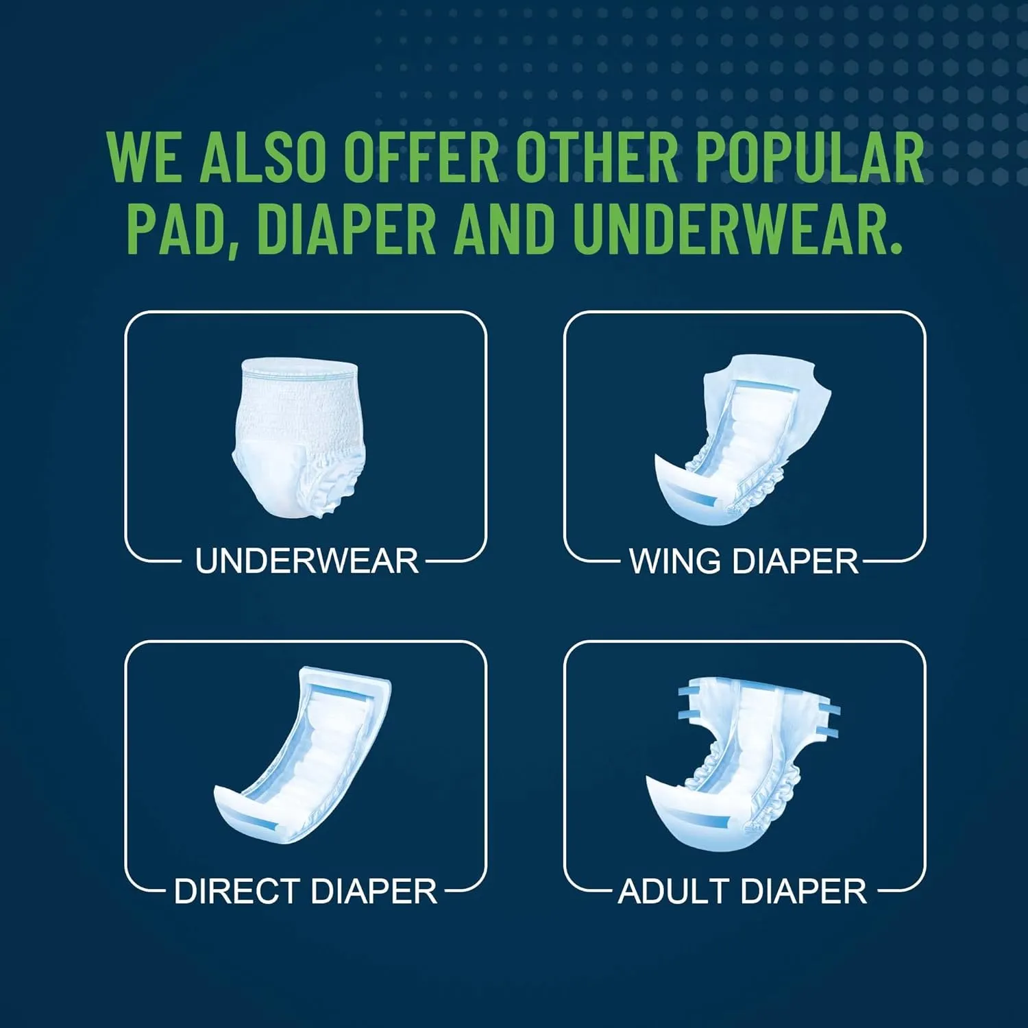 Unifree Disposable Underpads, Bed Pads, Incontinence Pad, Super Absorbent, 50 Count, Blue (XL 30x36 Inch)