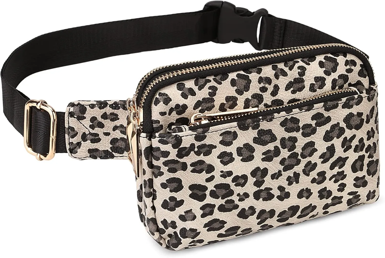 Uromee Fanny Packs for Women Crossbody Belt Bag Nylon Fashion Mini Waist Bag Everywhere Travel Hiking Running Adjustable Strap
