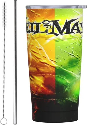 Veil Of Musics Maya Stainless Steel Insulated Car Sippy Cup With Lid Travel Mug for Cold Hot 20 oz