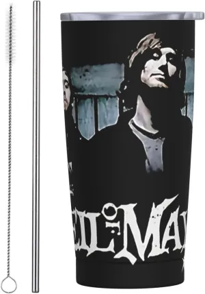 Veil Of Musics Maya Stainless Steel Insulated Car Sippy Cup With Lid Travel Mug for Cold Hot 20 oz