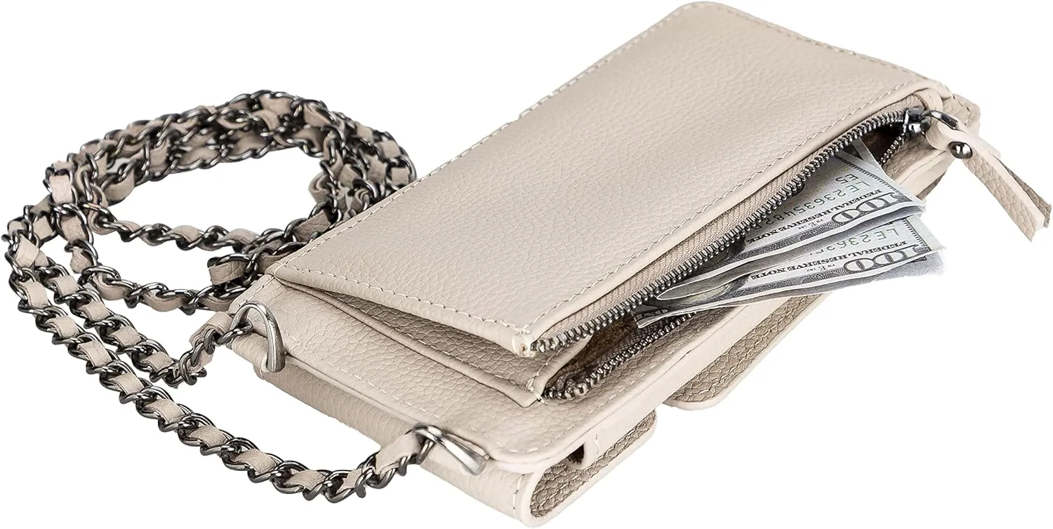 VENOULT Crossbody Women Wallet fits iPhone 16 Pro MAX / 17 Pro MAX