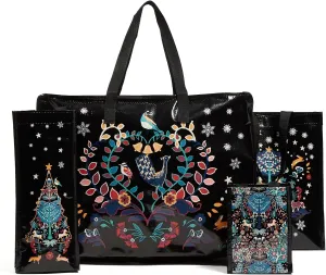 Vera Bradley Women's 4 Piece Market Tote Bag Set