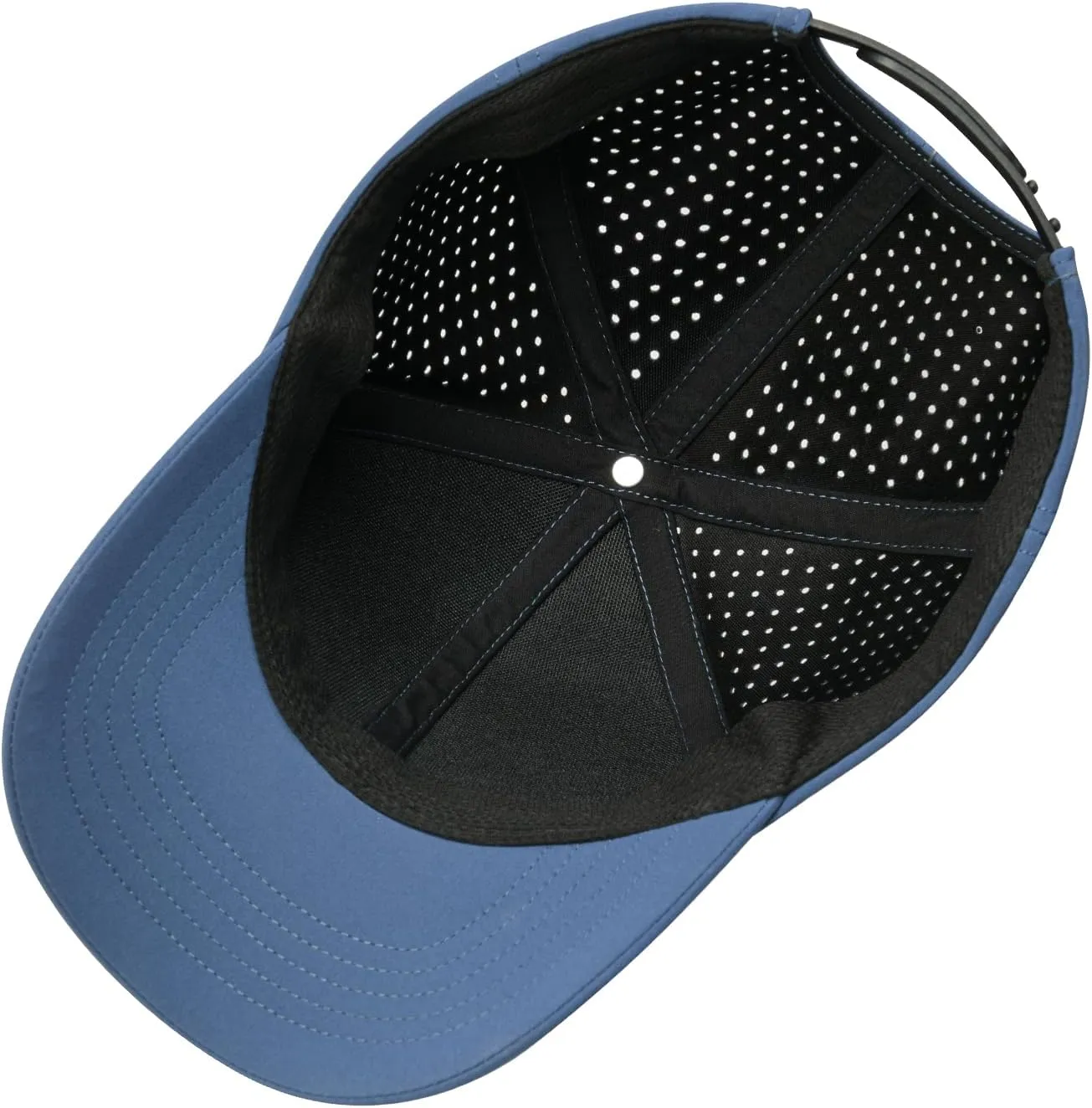 VOBOOM Men Quick Dry Baseball Cap Laser Cut Mesh Ball Curved Brim Snapback Hat