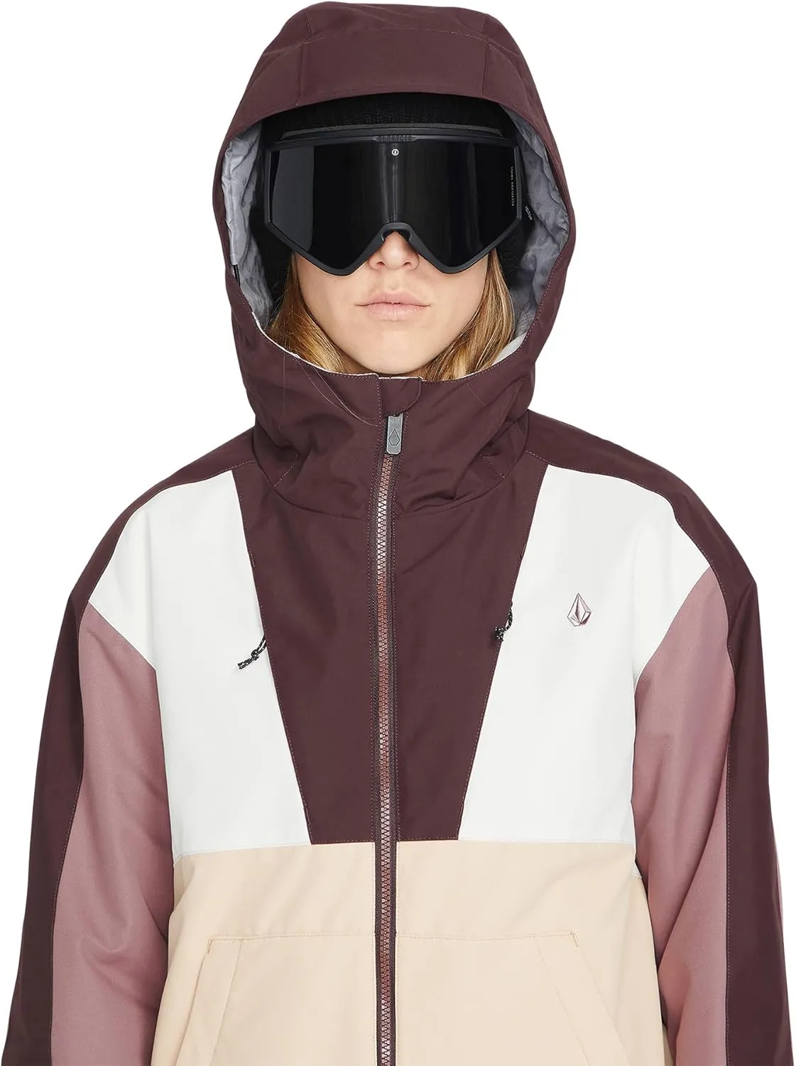 Volcom Women's Rossland Insulated Snowboard Ski Winter Hooded Jacket