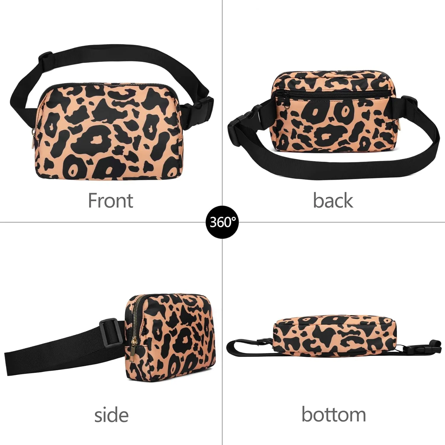 VOROLO Fanny Pack For Women And Men Crossbody Bag Belt Bag with Adjustable Strap Mothers Day Gifts