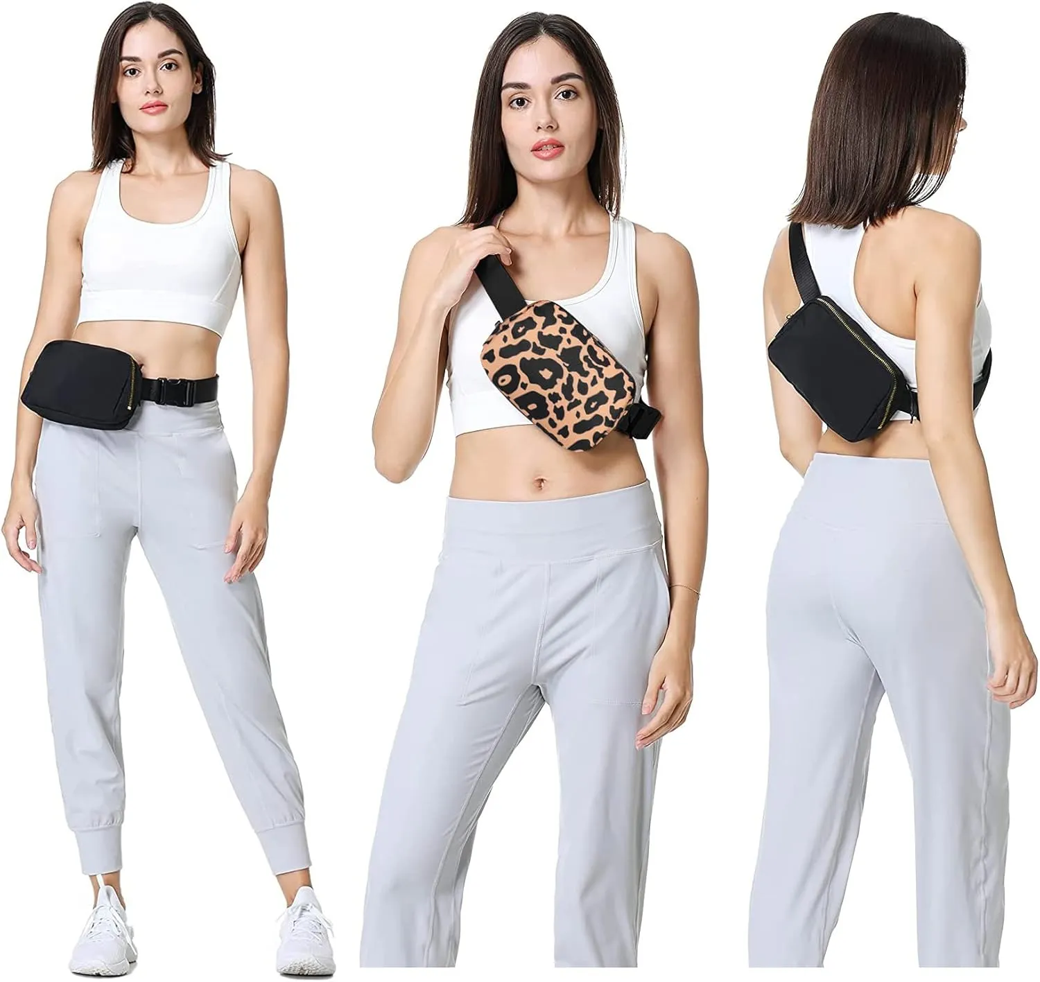 VOROLO Fanny Pack For Women And Men Crossbody Bag Belt Bag with Adjustable Strap Mothers Day Gifts