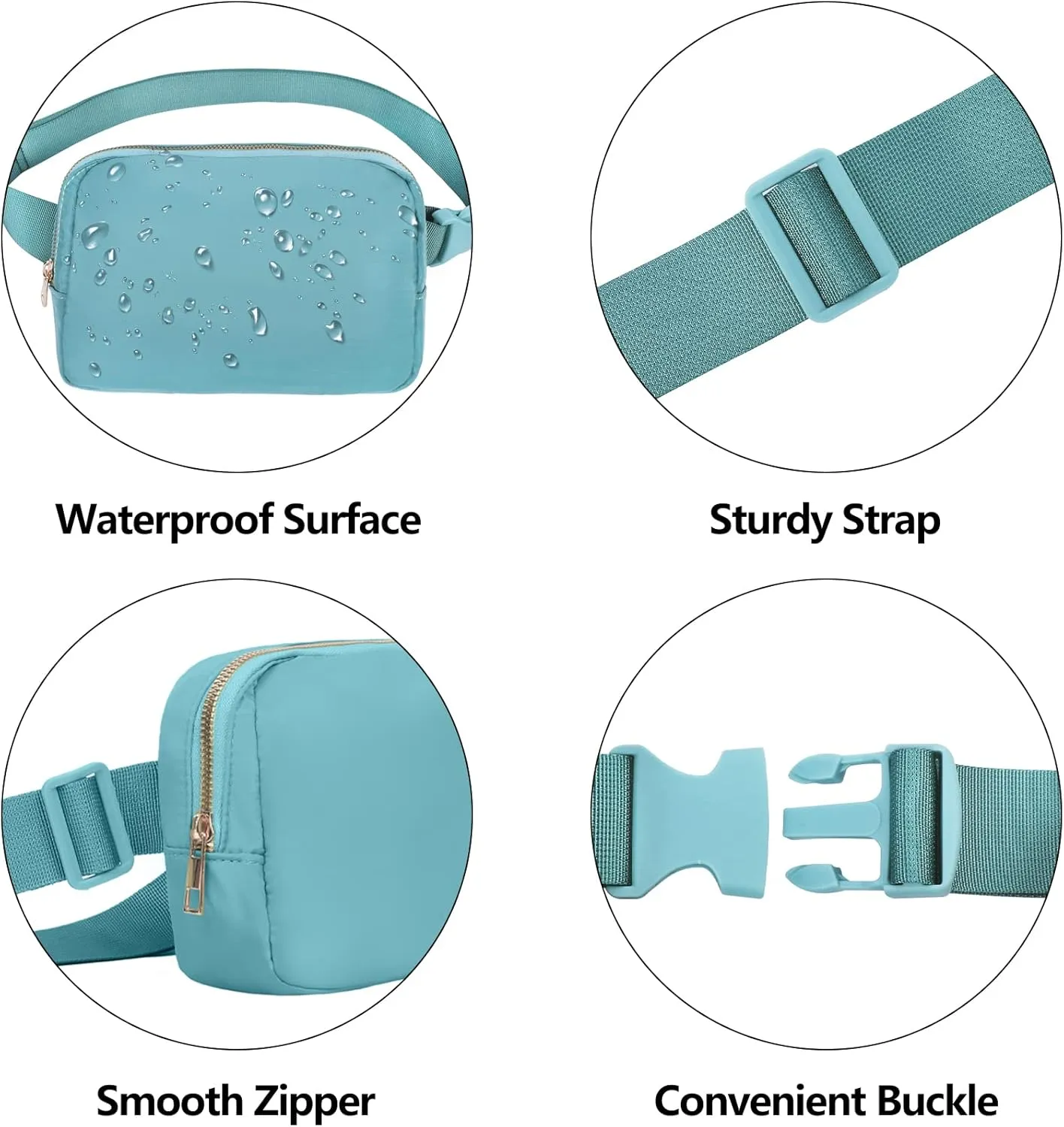 VOROLO Fanny Pack For Women And Men Crossbody Bag Belt Bag with Adjustable Strap Mothers Day Gifts