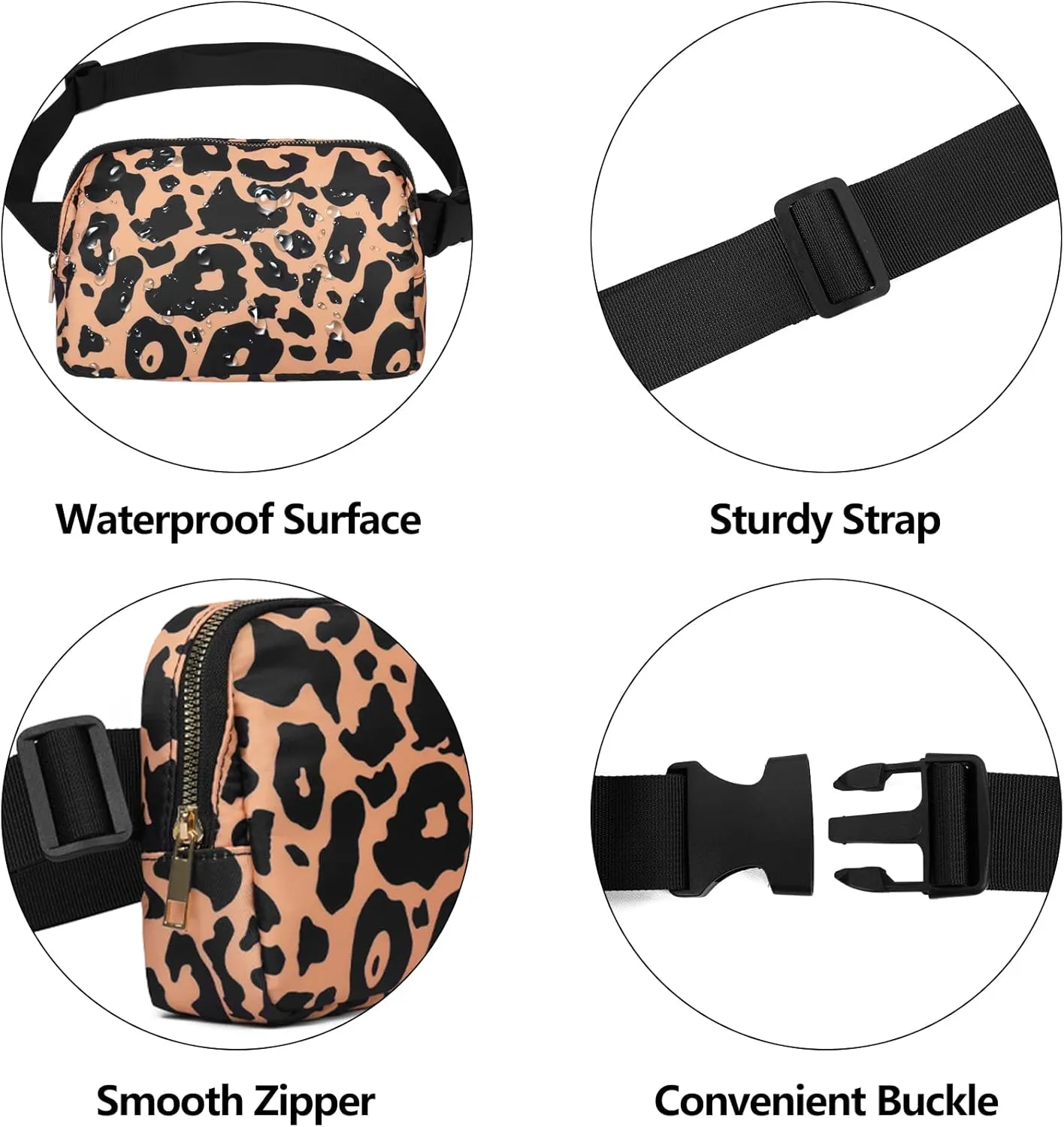 VOROLO Fanny Pack For Women And Men Crossbody Bag Belt Bag with Adjustable Strap Mothers Day Gifts
