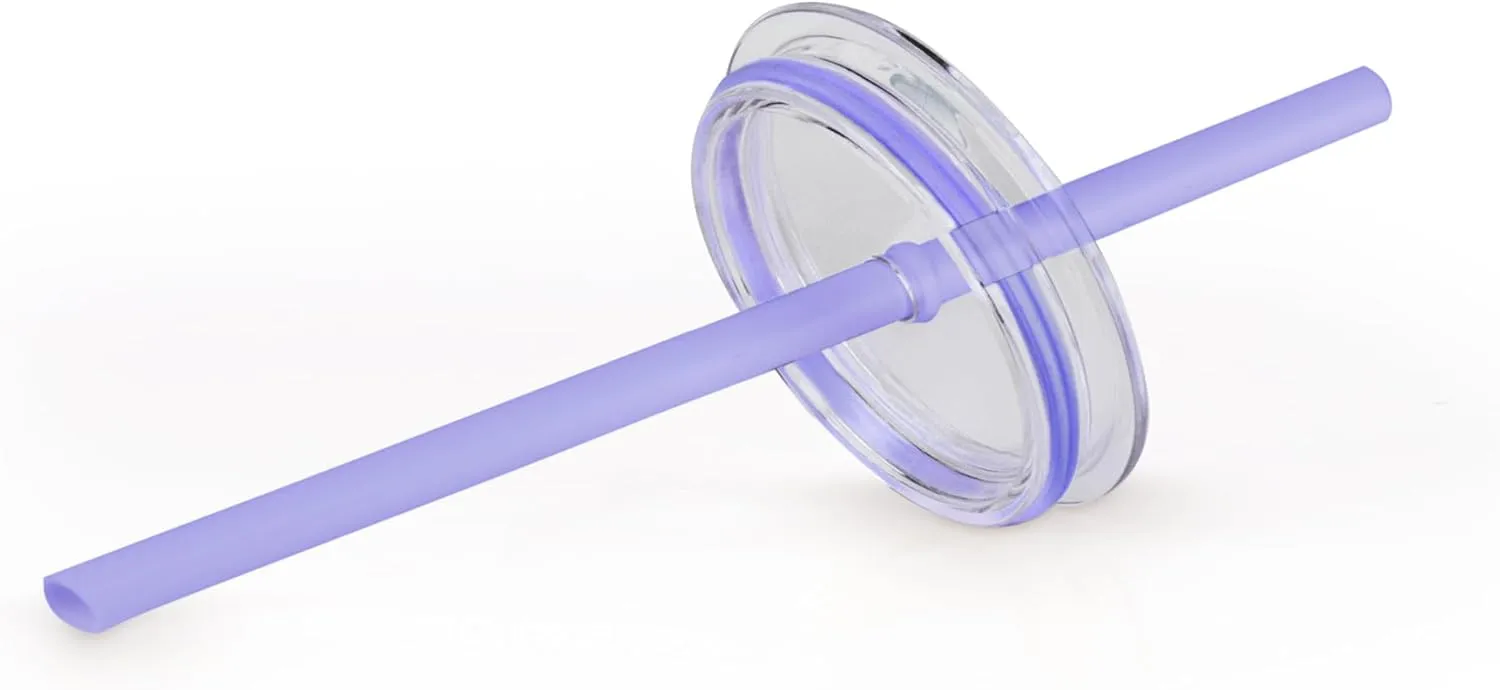 W&P Porter Straw Lid for Insulated Tumbler, Leak-Proof, BPA Free, Lavender