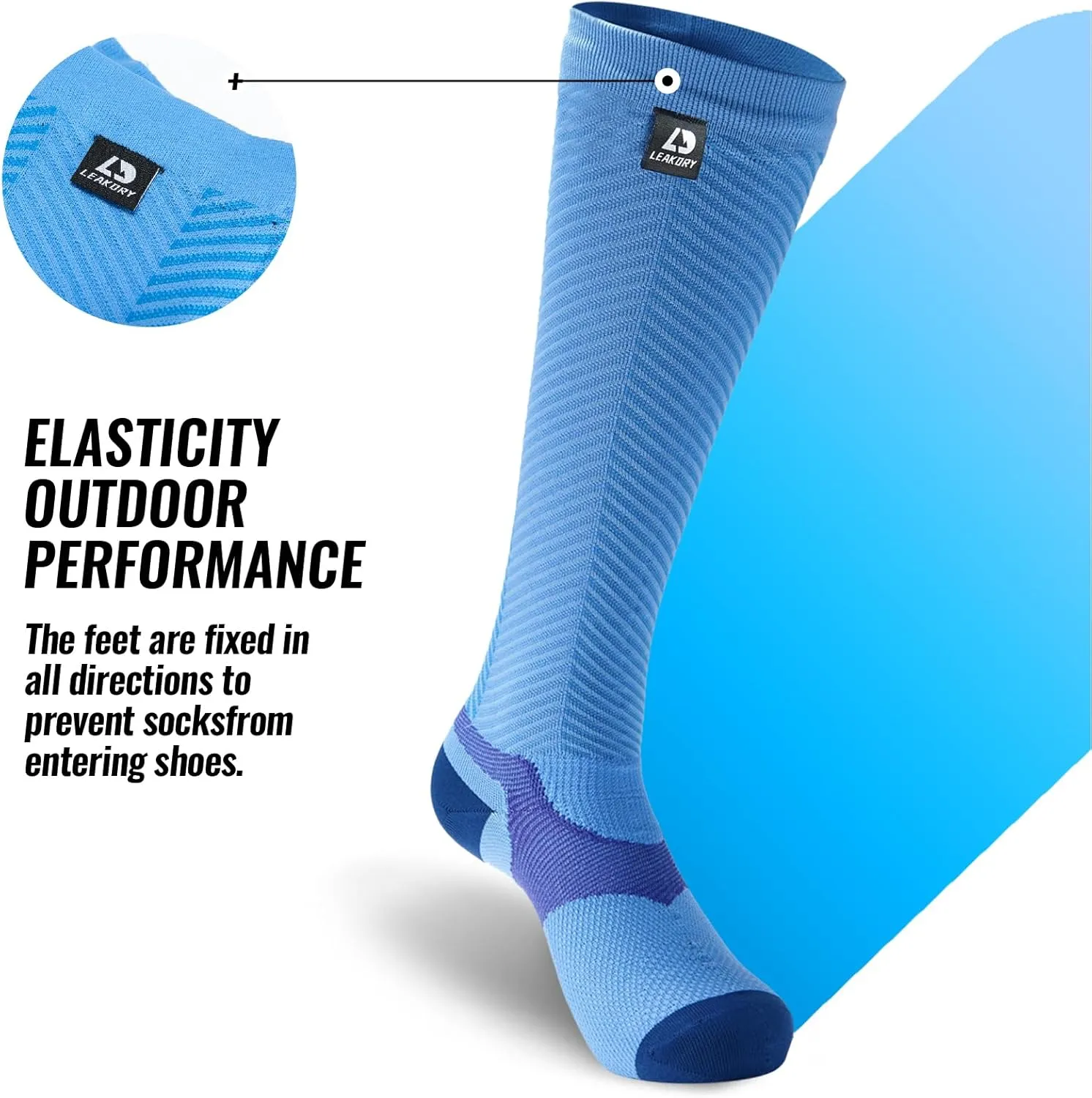 Waterproof Socks Knee High Long Socks,Thermal Ligthweight Breathable,Hiking,Cycling,Running,Skiing