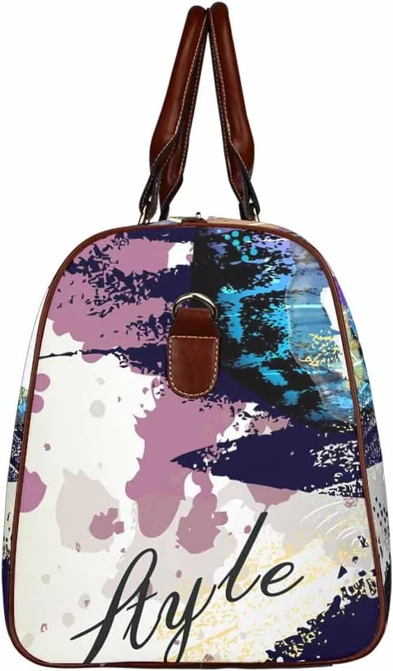 Weekender Bags For Women Travel Butterflies Travel Duffel Bag Underseat Foldable Carry-On Luggage For Women(Type-1,18.62"x 8.5"x 9.65")