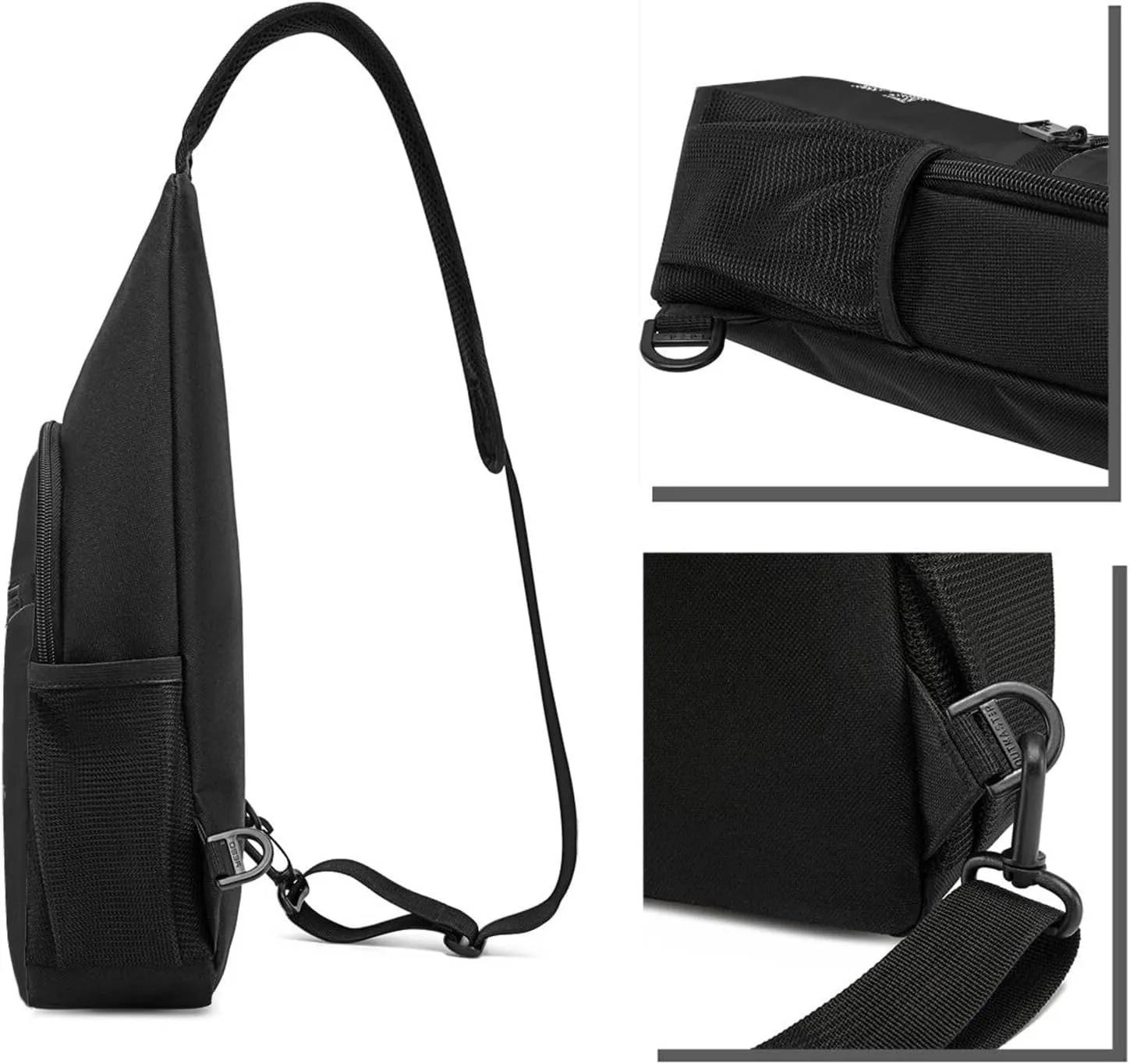 White Supremacy Is Terrorism Unisex Chest Bag Lightweight Crossbody Shoulder Bag Travel Pocket