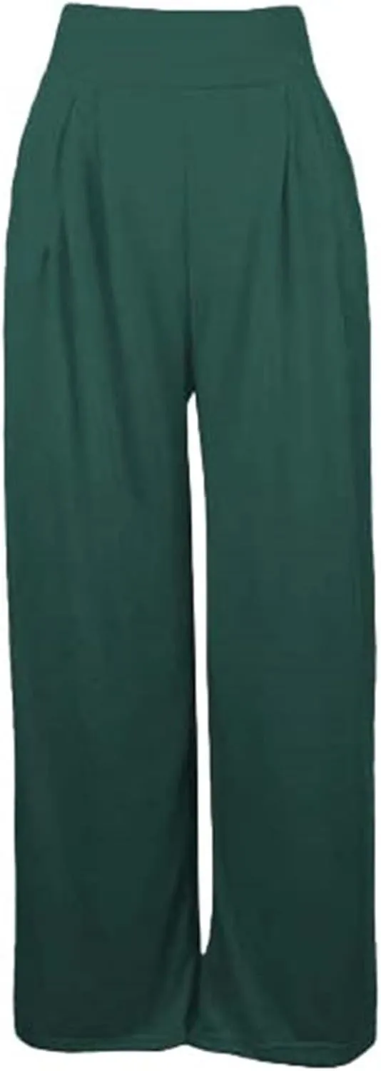 Wide Leg Yoga Pants for Women | Casual Loose Cozy Sweatpants High Waisted Lounge Flowy Pants with Pockets