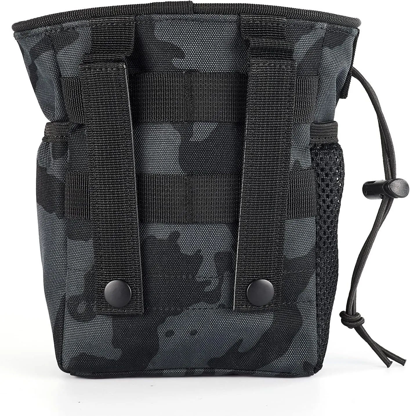 WOLF TACTICAL Drawstring MOLLE Dump Pouch - EDC Drop Bag for Ammo, Magazines, Range Shooting, Hunting, Outdoor Sports